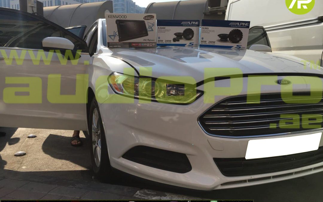 Ford 2016 Installing Alpine component speakers for the front gates of the car