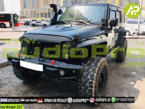 Jeep Wrangler 2015 Installing Android head unit with special Apple CarPlay  for Jeep Wrangler - Audio Pro Dubai | In car Entertainment upgrade and  install professionals